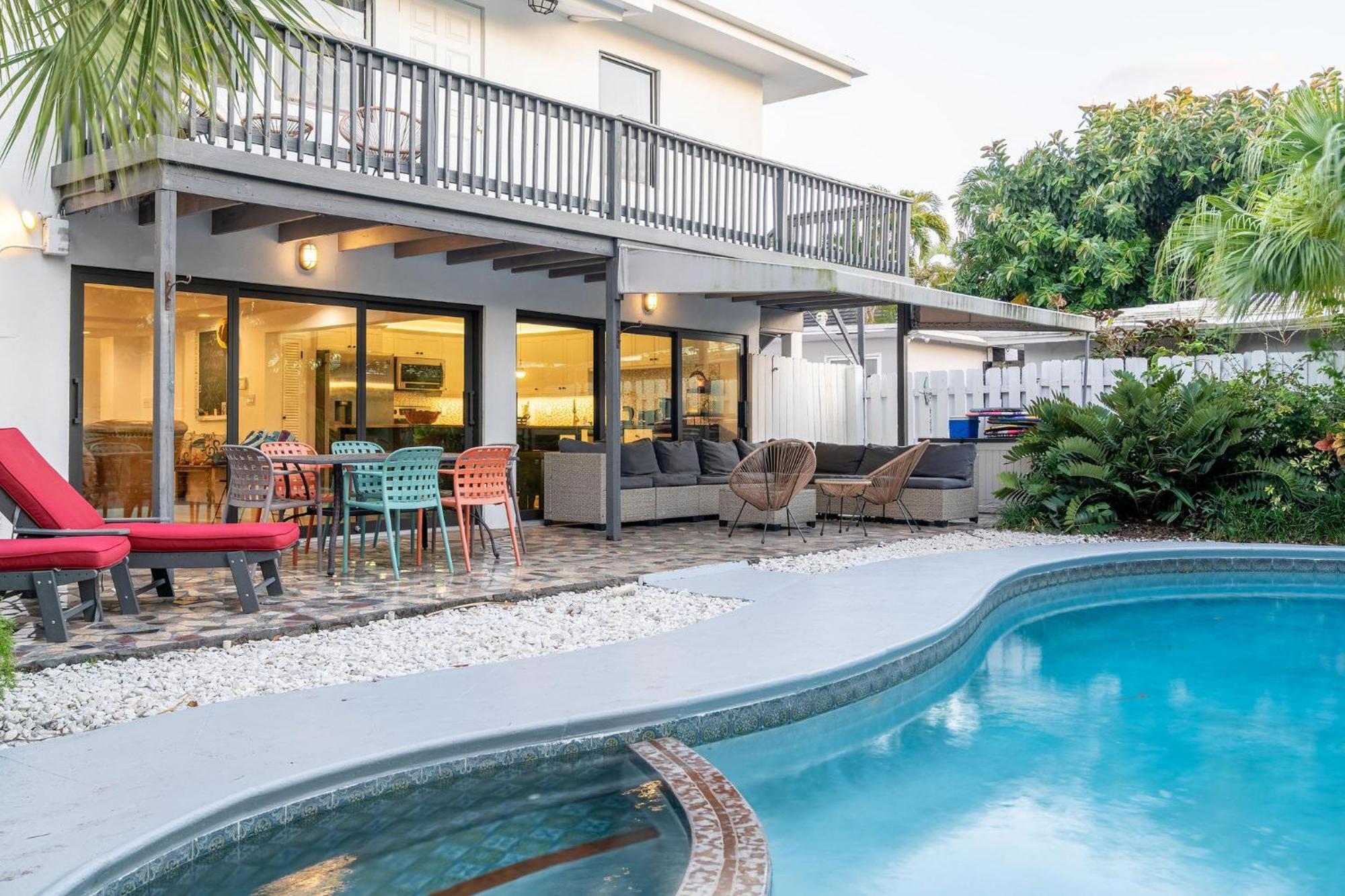 4 Bed/4,5 Bath Beach House Fort Lauderdale Kültér fotó