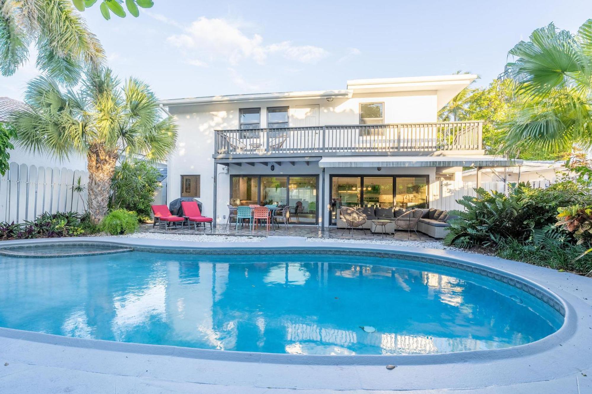 4 Bed/4,5 Bath Beach House Fort Lauderdale Kültér fotó